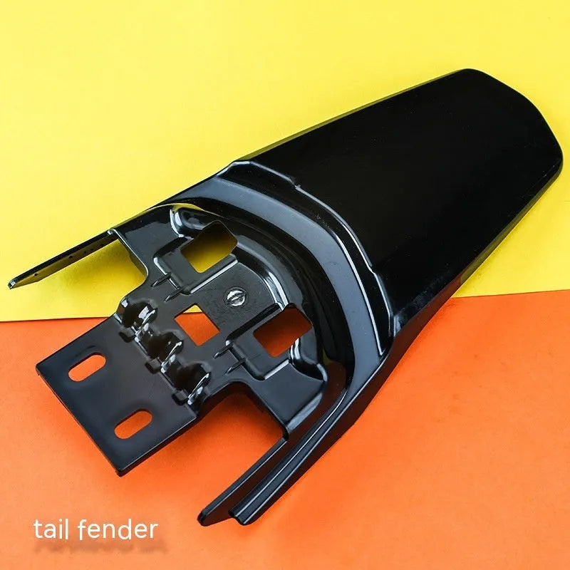 Carbon fibre rear mudguard kit for a Light Bee electric off-road bicycle.