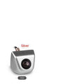 HD waterproof car rearview camera with metal shell in black finish showing screw mounting points