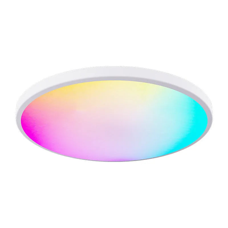 RGBCW intelligent Bluetooth ceiling lamp in black or white with remote control