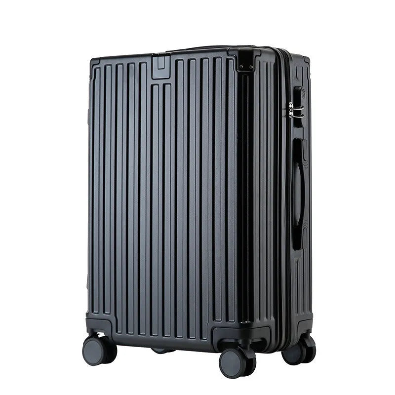 Hard shell aluminium frame luggage in avocado green colour with wheels and retractable handle