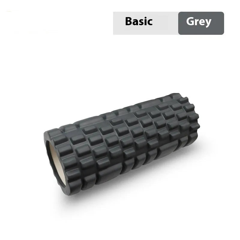 EVA foam roller in choice of colours including black, grey, pink, sky blue and light purple