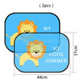 Electrostatic adsorption car side window sunshade made from nylon mesh material in packaging