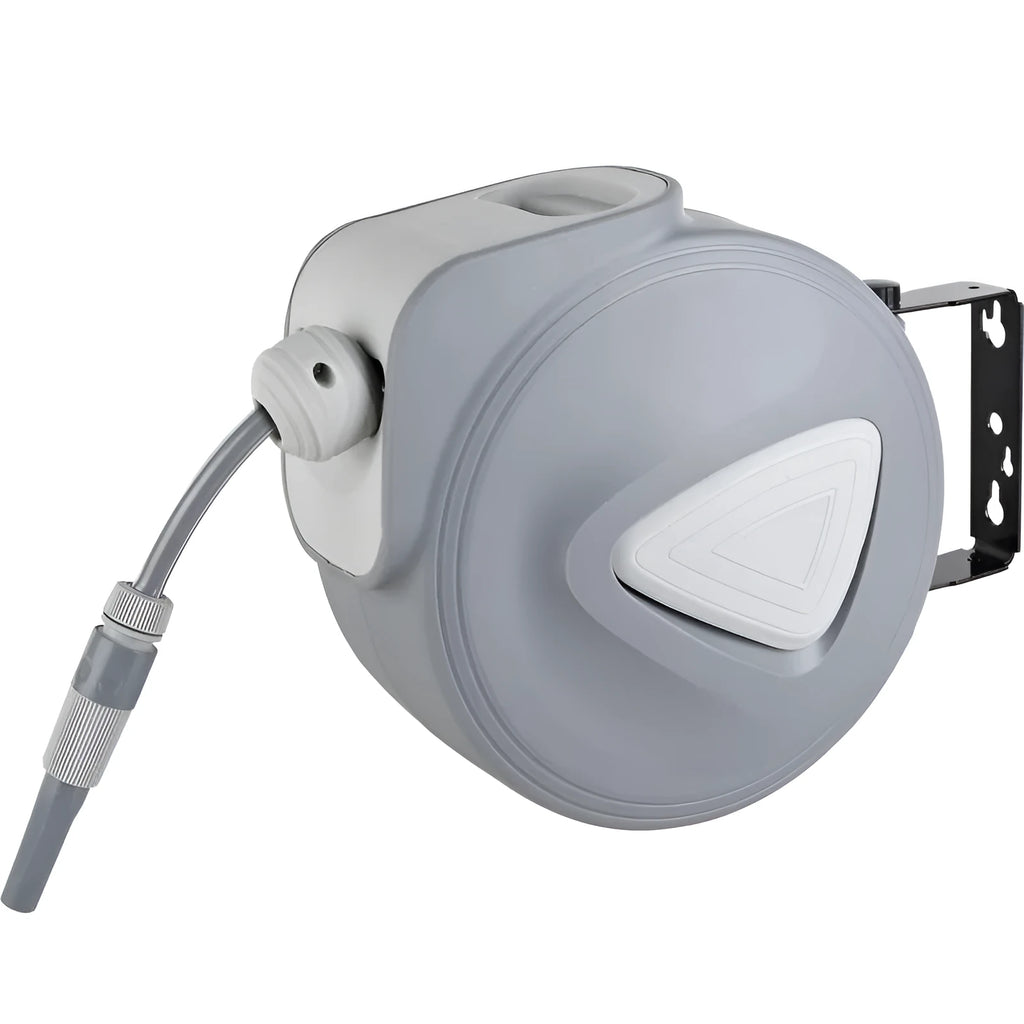 Automatic retractable hose reel with 10m PVC water pipe collector for car washing