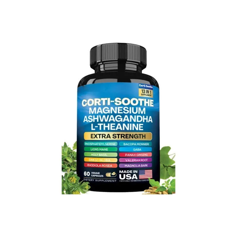 Bottle of 60 South African drunken eggplant magnesium supplement capsules