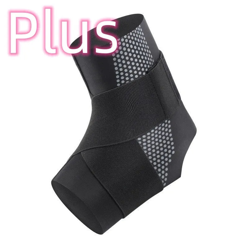 Lycra cloth ankle support brace for sports protection in black and skin colour options