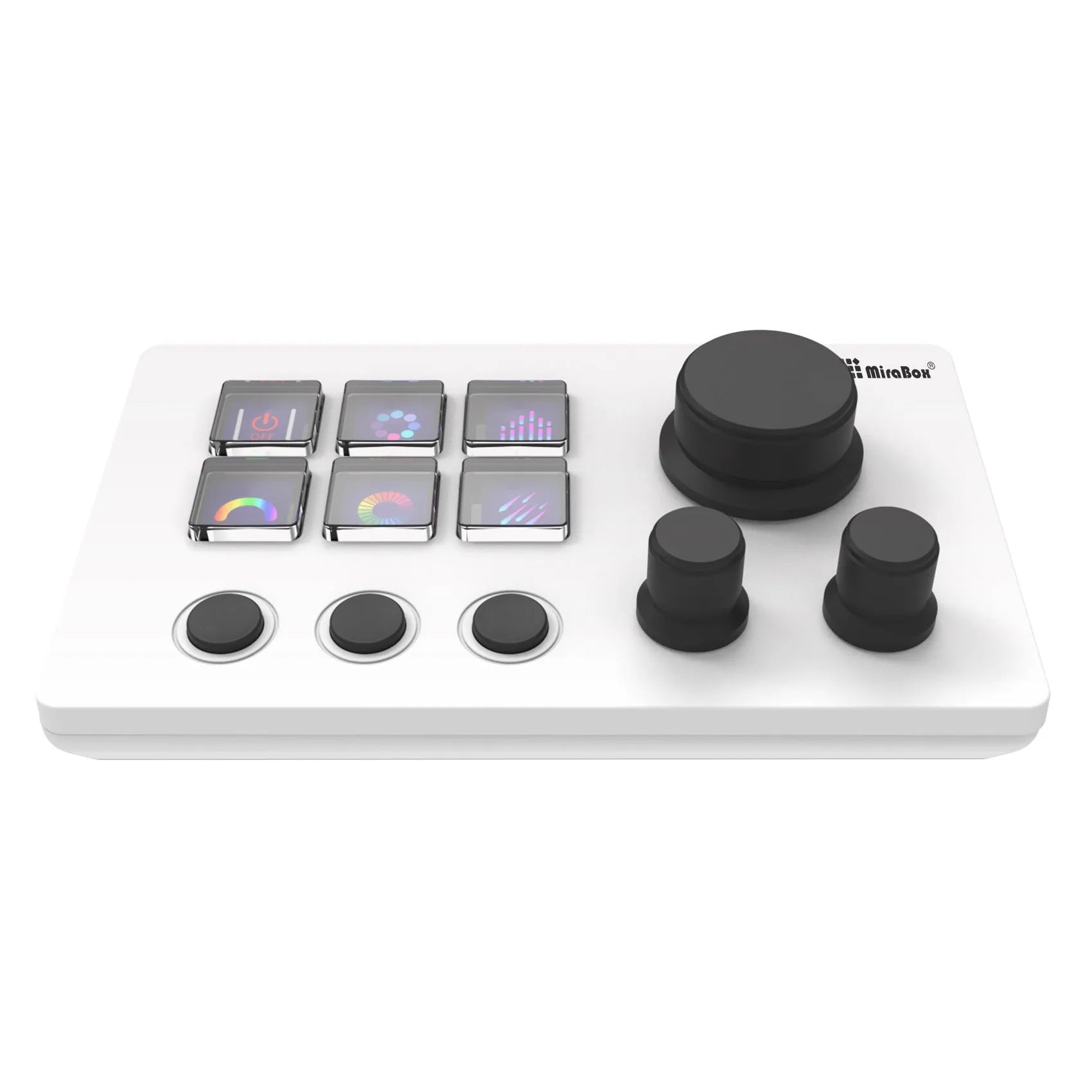 Visual Keyboard N3 black silicone USB keypad with bracket and cable