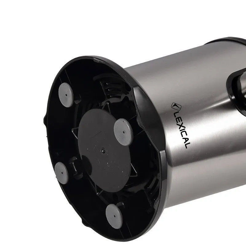 Stainless steel electric citrus juicer with vertical screw rod juice separation mechanism