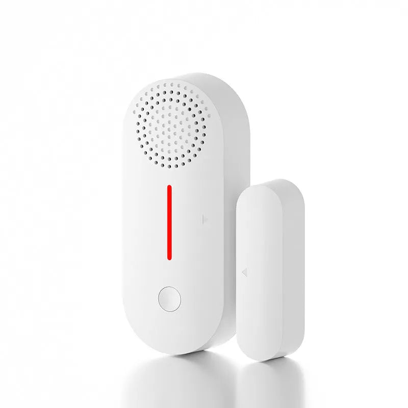 Smart home WiFi magnetic door window sensor alarm with audible alert system