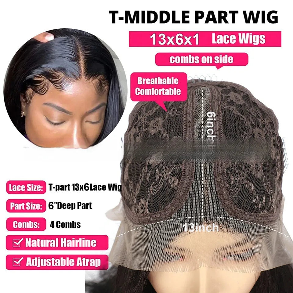 Real human hair lace front gradient wig in Ruili style shown at various lengths