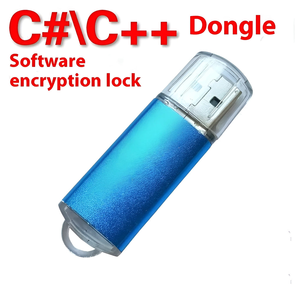 USB software encryption lock dongle with metal shell in multiple colour options