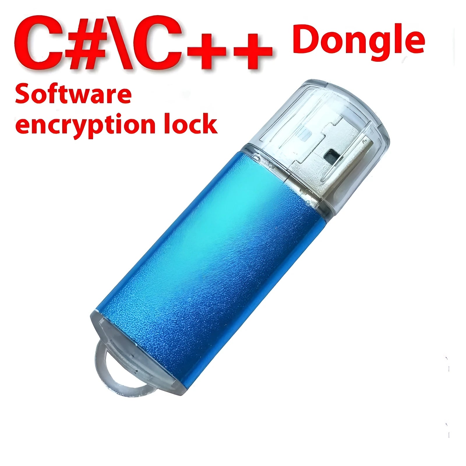 USB software encryption lock dongle with metal shell in multiple colour options