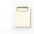Cowhide colour board sticky note clip with PP board cover, 98x125mm, 50 sheets, tearable notes for students.