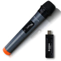 ZANSONG V12 black dynamic handheld microphone with USB receiver and audio cable