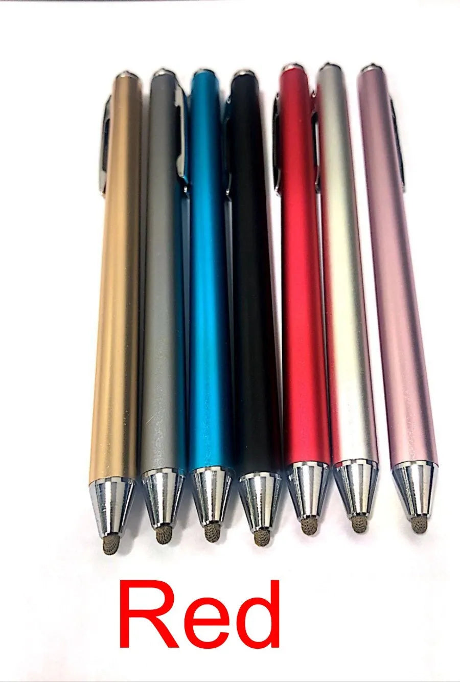 Metal housing digital stylus with fine head for touchscreen drawing without charging