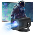 P330 portable mini projector in black and white colours with remote control and international plugs