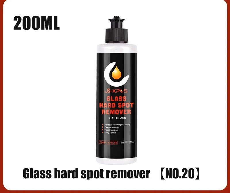 Glass oil film remover cleaning cream in squeeze bottle for car and household windows