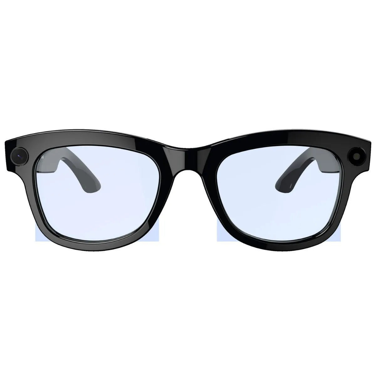 M01 HD camera AI translation smart video glasses with black lens option showing wearable design