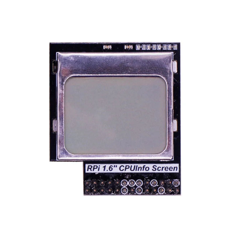 Raspberry Pi 1.6 inch LCD display module with backlight switch for CPU monitoring