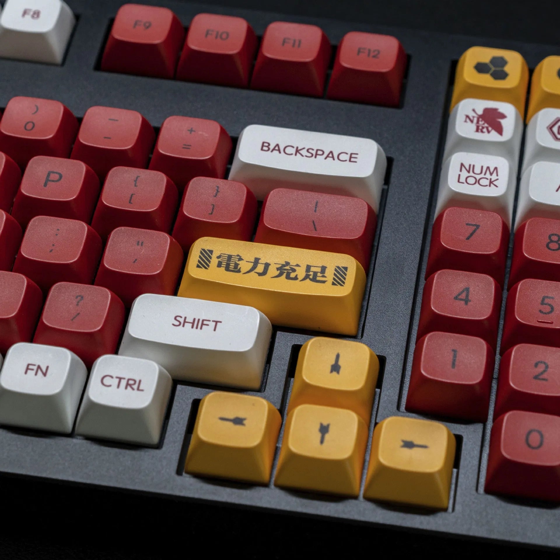 138 PBT sublimation key caps with boy and girl colour matching design for mechanical keyboards