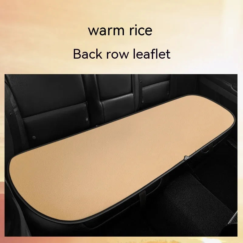 Automotive heating cushion in beige, black or coffee colours for single, double or rear car seats