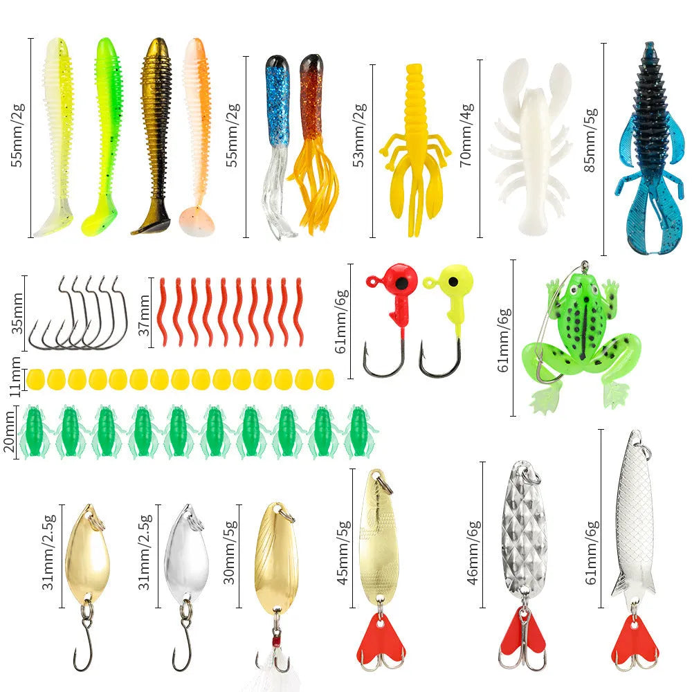 Christmas Mino Bog fishing set blind box containing 24 metal pieces with hand-painted collectible figures