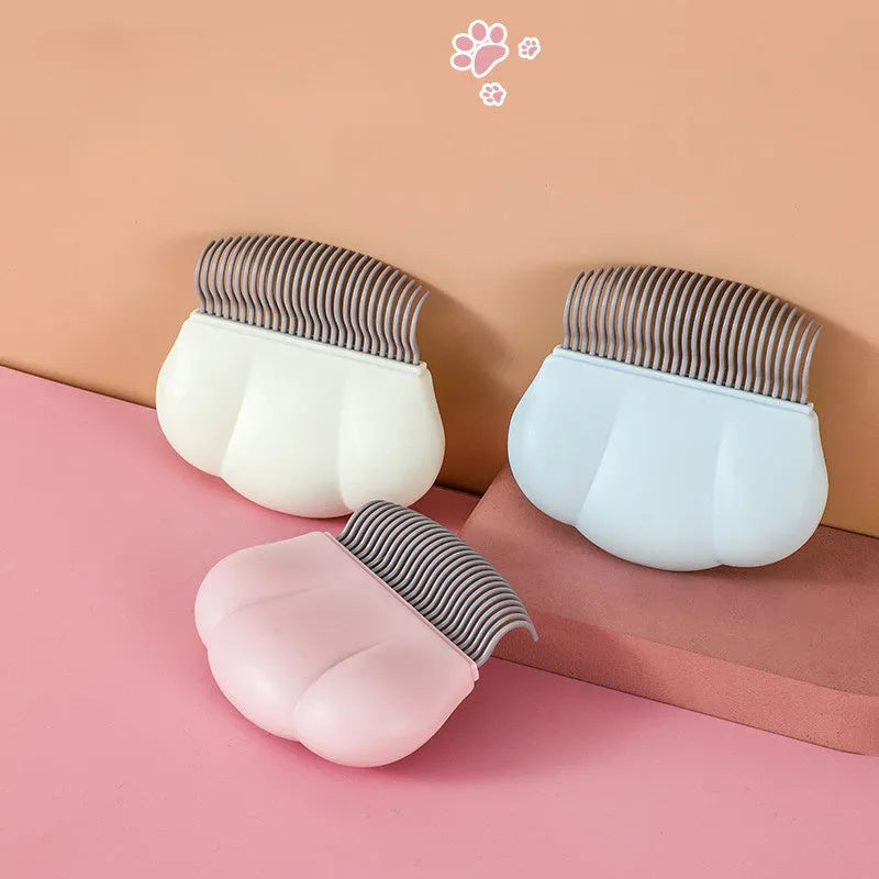 Paw Soft deshedding brush with 9cm head for cats dogs rabbits grooming matted fur removal