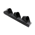 Black ABS three-hole car instrument stand for 52mm gauges in right-hand drive vehicles