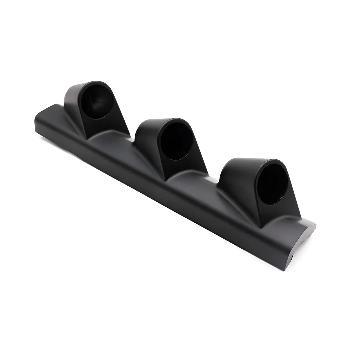 Black ABS three-hole car instrument stand for 52mm gauges in right-hand drive vehicles