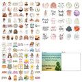 Pack of 50 graffiti design decorative stickers with random printed patterns
