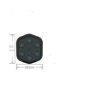 Black smart music boxing machine with Bluetooth connectivity and 200kg strike capacity