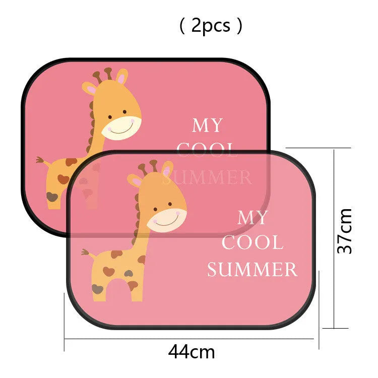 Electrostatic adsorption car side window sunshade made from nylon mesh material in packaging