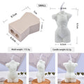 Geometric silicone mould for body therapy aromatherapy plasters with small and large sections