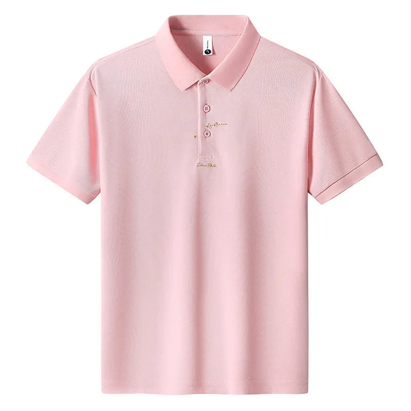 Men's loose fit cotton t-shirt with letter print in multiple colour options on a size chart.