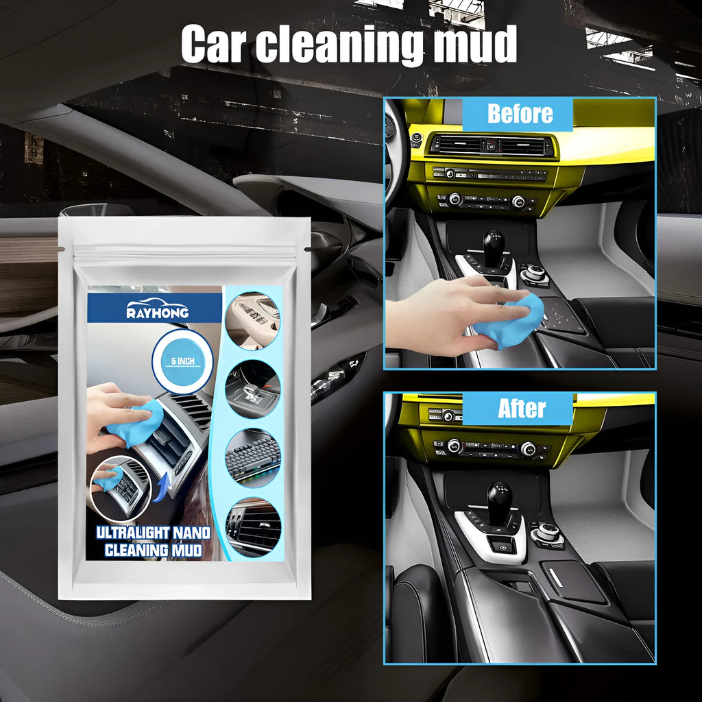 Car interior cleaning mud putty for gap and outlet dust removal