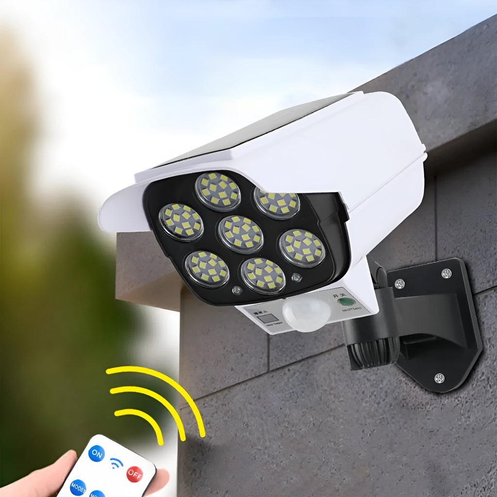 LED solar simulation monitor lamp with waterproof outdoor installation