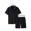 Beach Hawaii see-through dress and shorts set in thin fabric with short sleeve cardigan