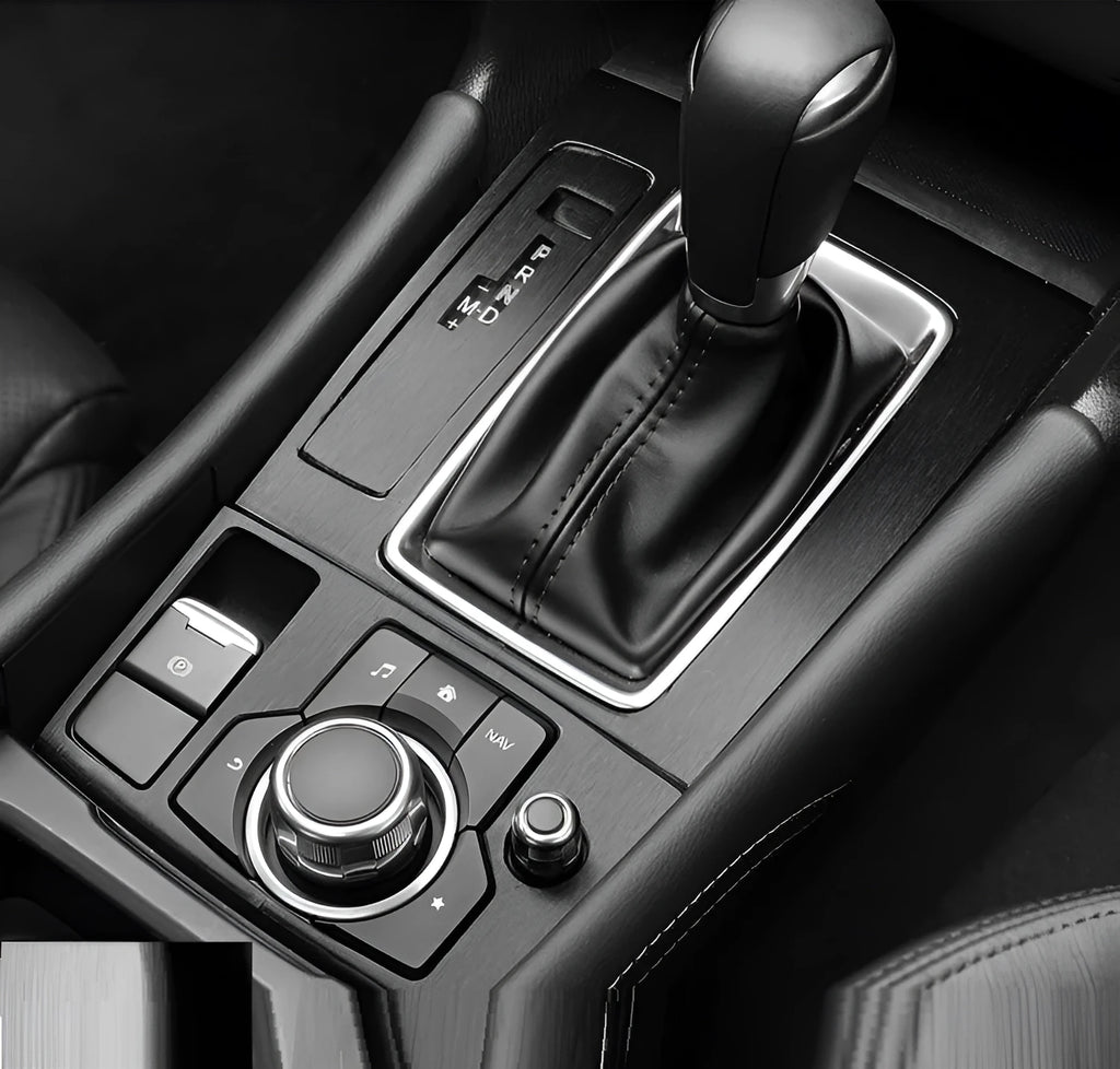 Unksera car interior decorative film sticker kit for centre console, handbrake and instrument panel application