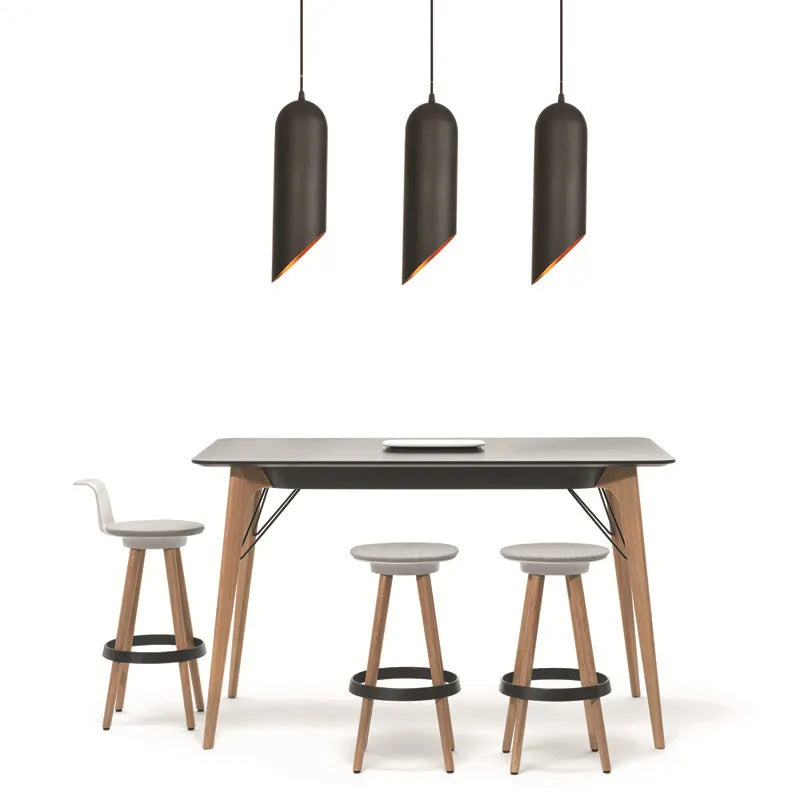 Retro iron chandelier with matte black finish for ceiling mounting