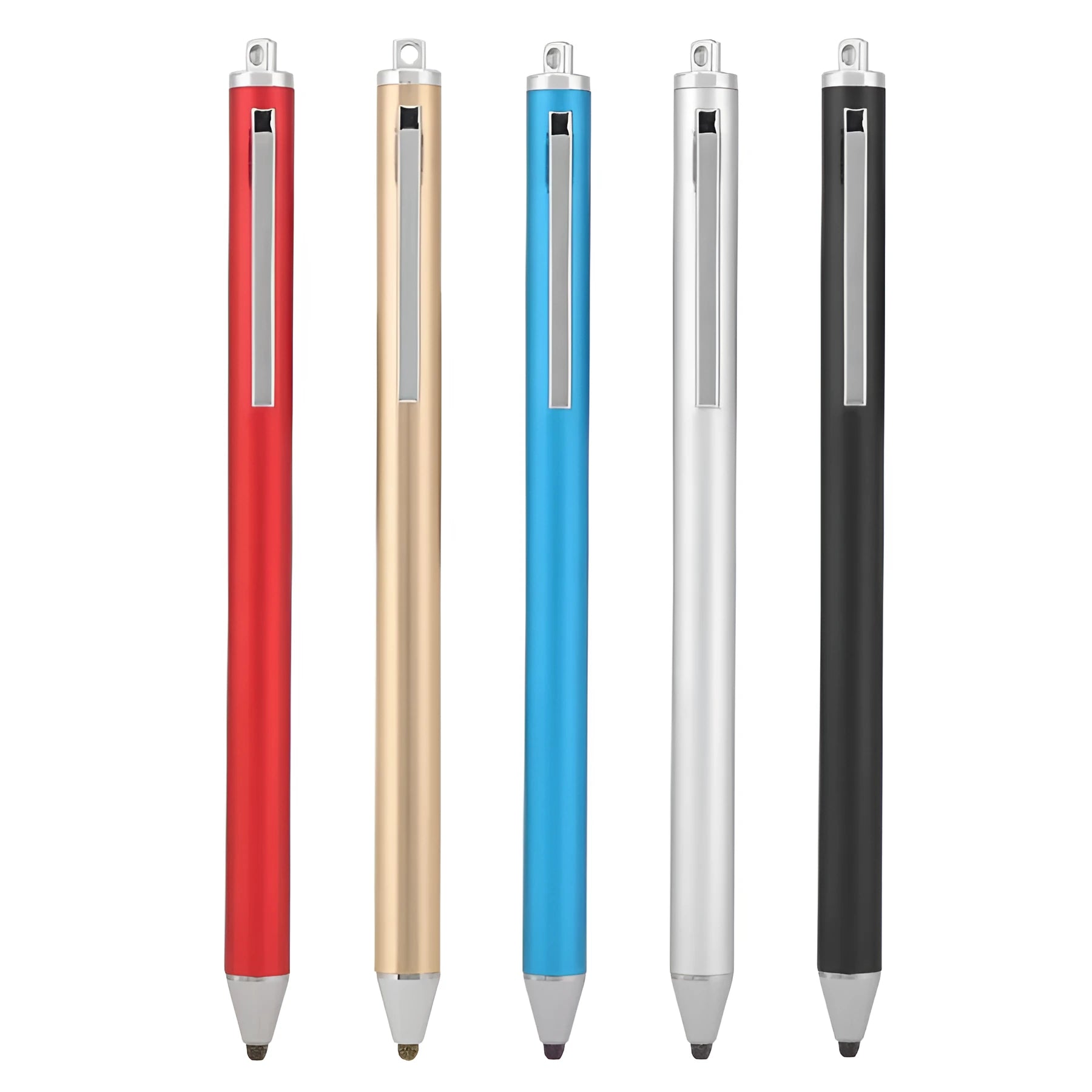 Metal housing digital stylus with fine head for touchscreen drawing without charging