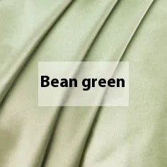 Solid colour silk duvet cover in lotus pink, pea green, bright brown, mysterious purple, white, and silver blue.