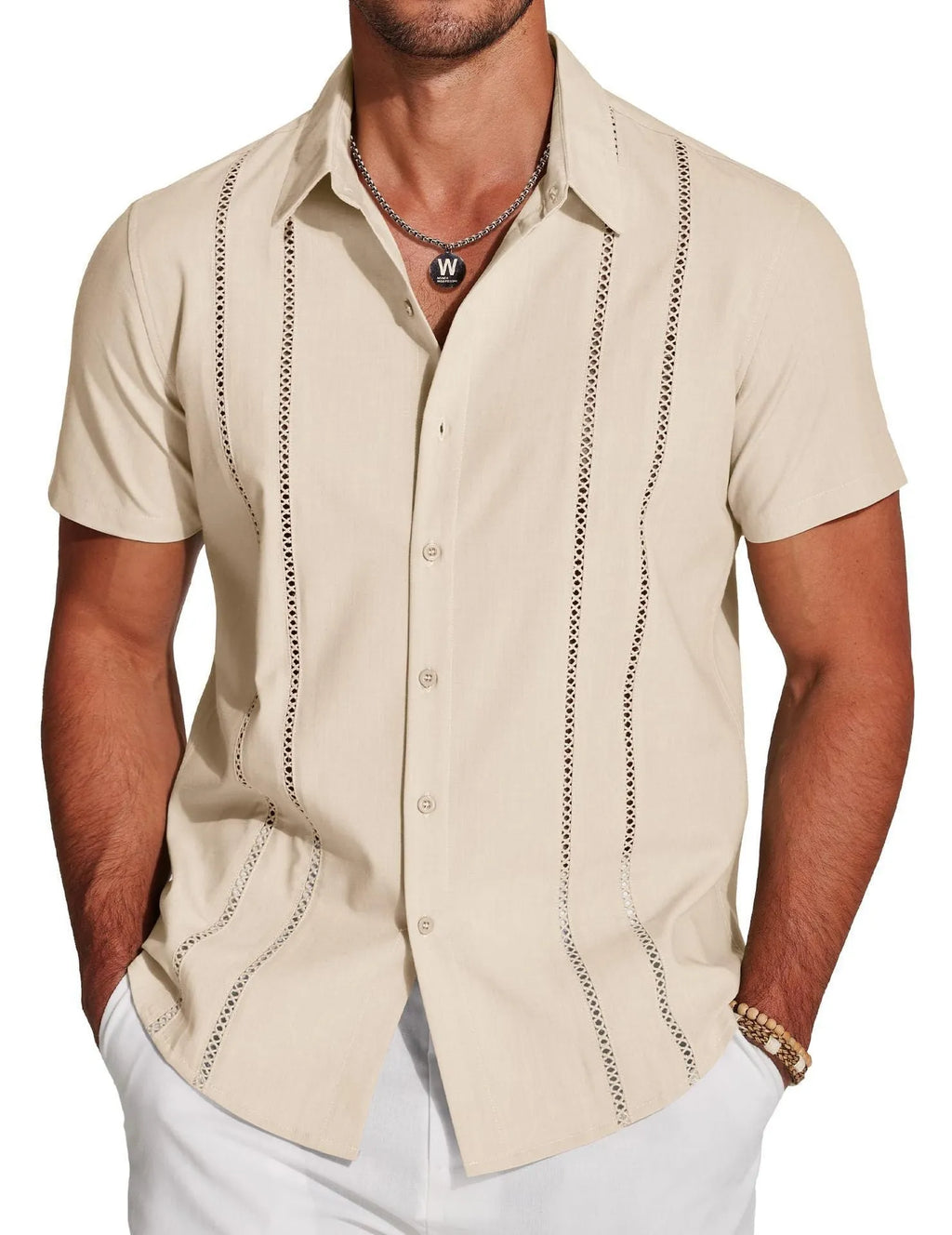 Men's slim fit Hawaiian short sleeve shirt with vibrant digital print and polyester fabric in sizes S to 6XL
