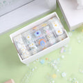 Transparent adhesive tape with midsummer daisy cartoon pattern, 1.5cm width decorative tape