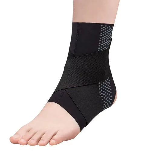 Lycra cloth ankle support brace for sports protection in black and skin colour options