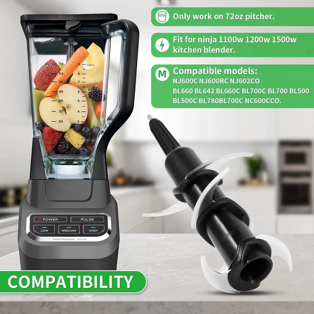 304 stainless steel replacement juicer knife seat with six-stack blades measuring 10 by 21 centimetres