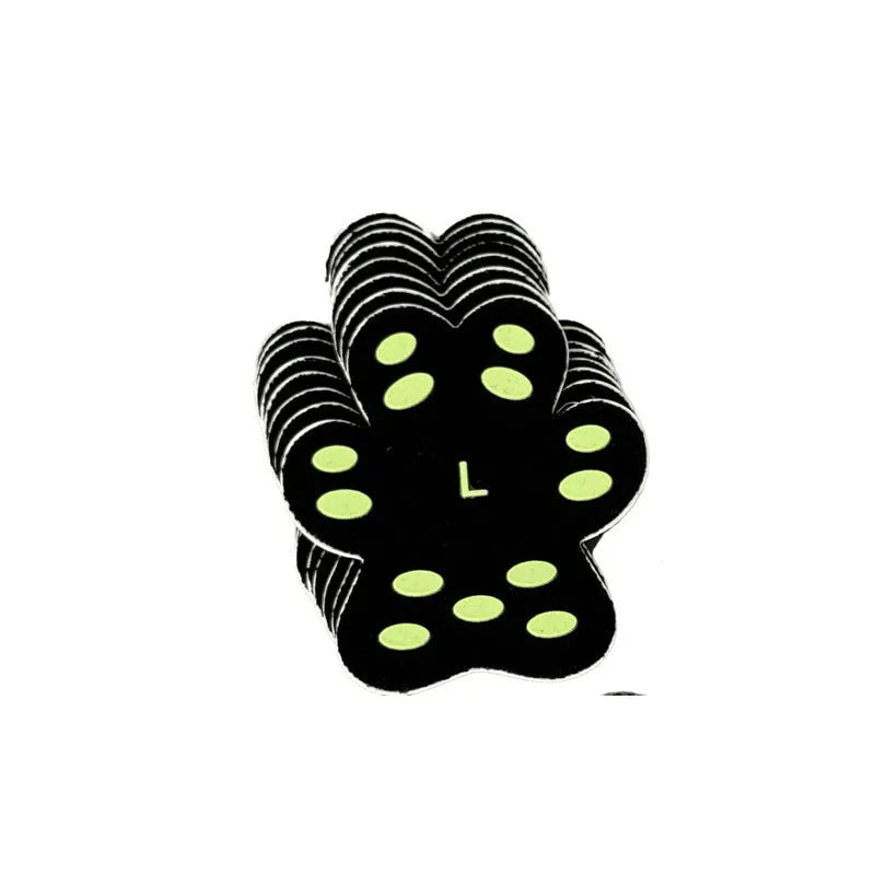 Silicone cloth dog paw protection footstickers in S and M sizes, 8 pieces per pack