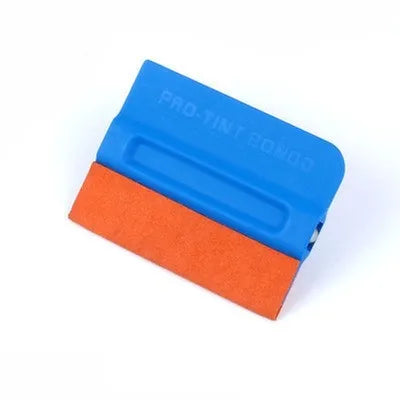 ABS plastic film scraper tool for vehicle wrap and tint removal with four scraping head format options