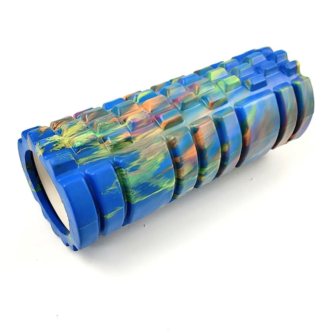 33cm camouflage pattern EVA foam roller in blue green yellow colour option