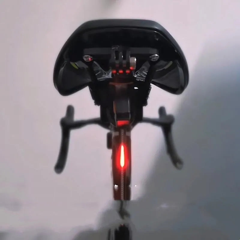 USB rechargeable cycling taillight modification wiring kit in five colour options with waterproof construction
