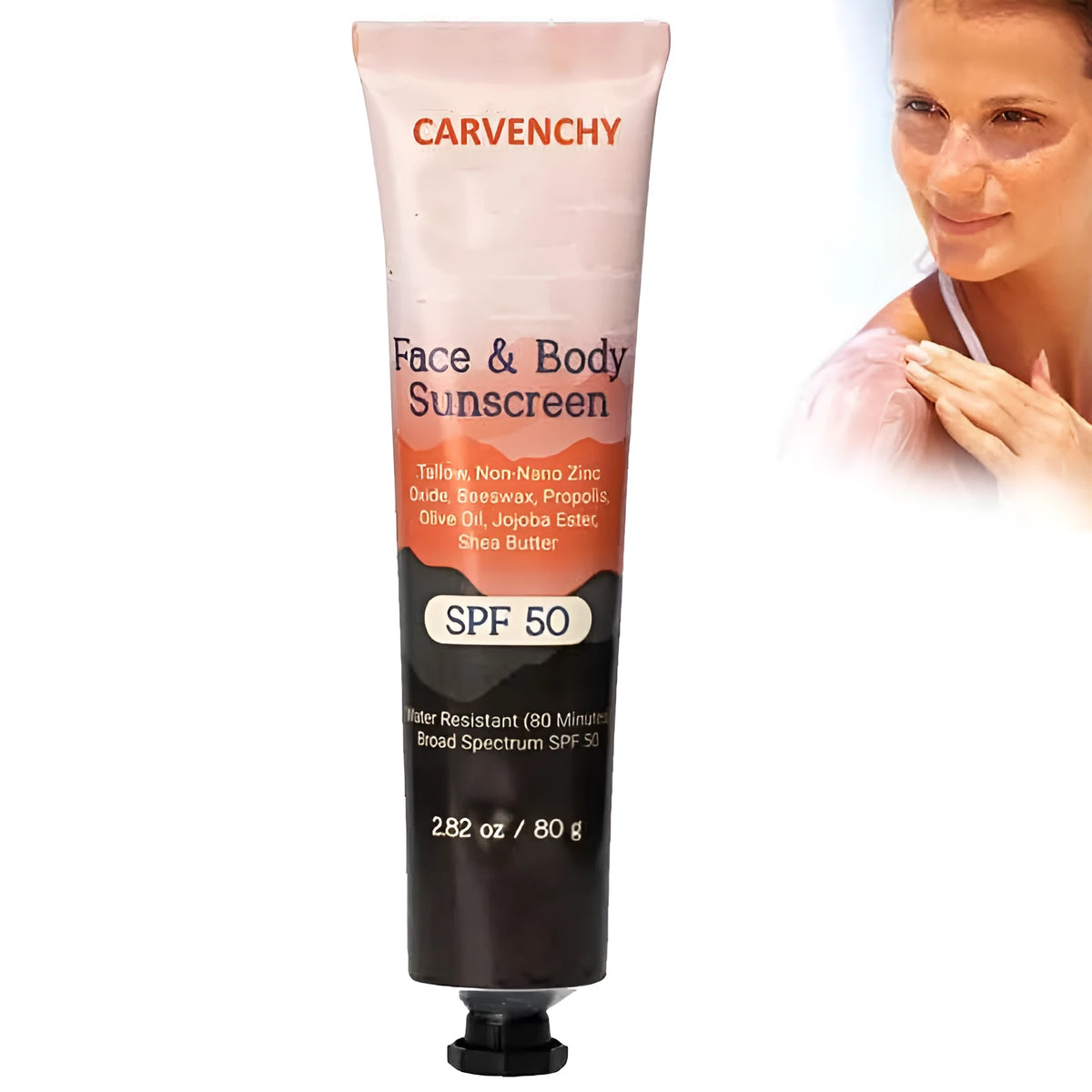 96g facial and body mineral sunscreen moisturiser cream with universal skin type compatibility