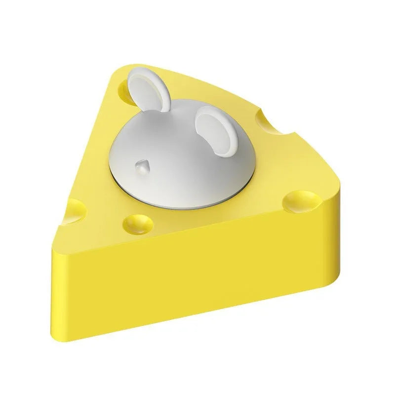 Yellow spherical catnip toy ball for cats with teeth cleaning function